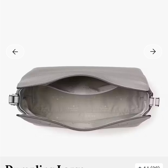 Kate Spade Elegant Gray Shoulder Bag - Picture 5 of 8